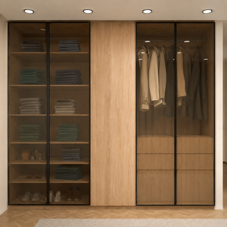                             closed dressing room
                        