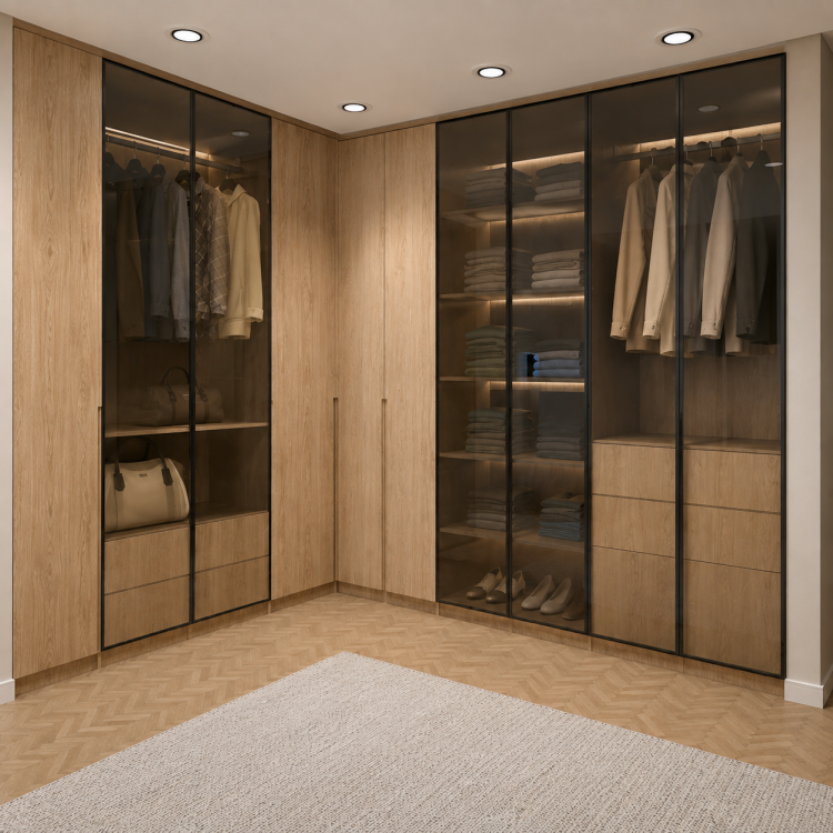                             closed dressing room
                        